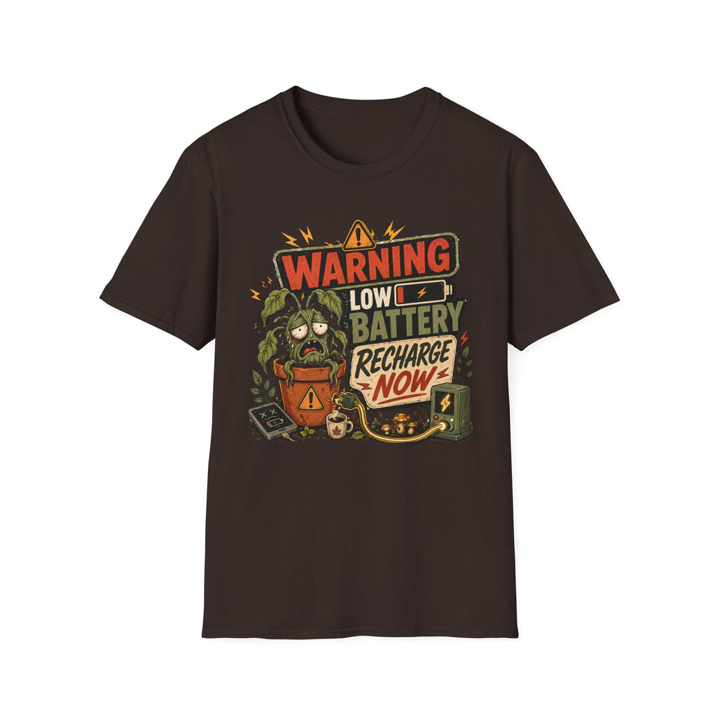 Warning Low Battery Recharge Now C1 T-Shirt