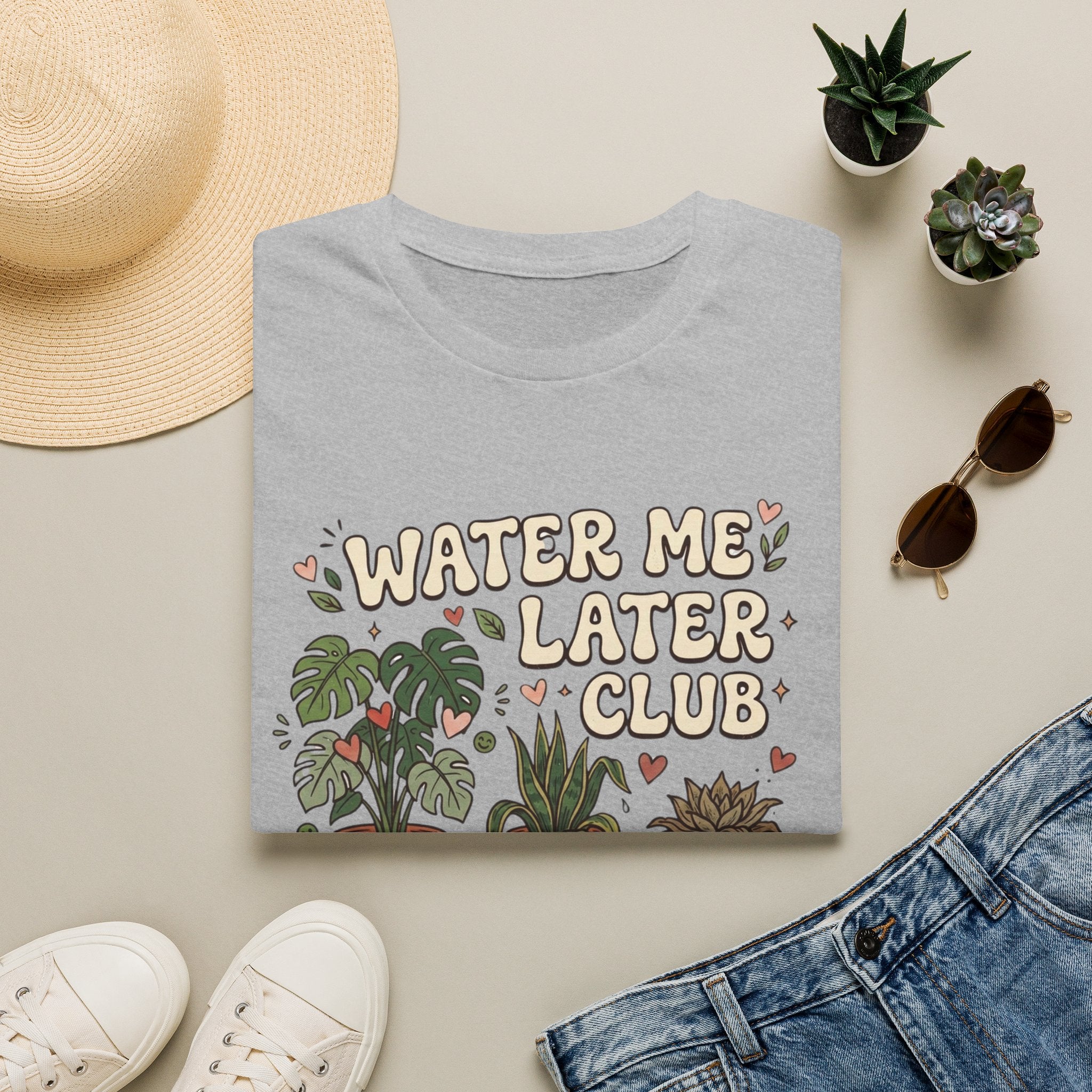 Water Me Later Chaotic Plant Shelf G1 T-Shirt