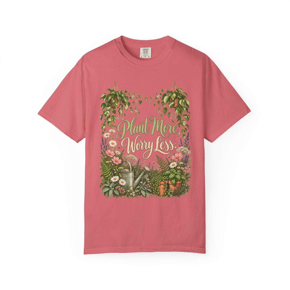 Plant More Worry Less C1 - Premium T-Shirt