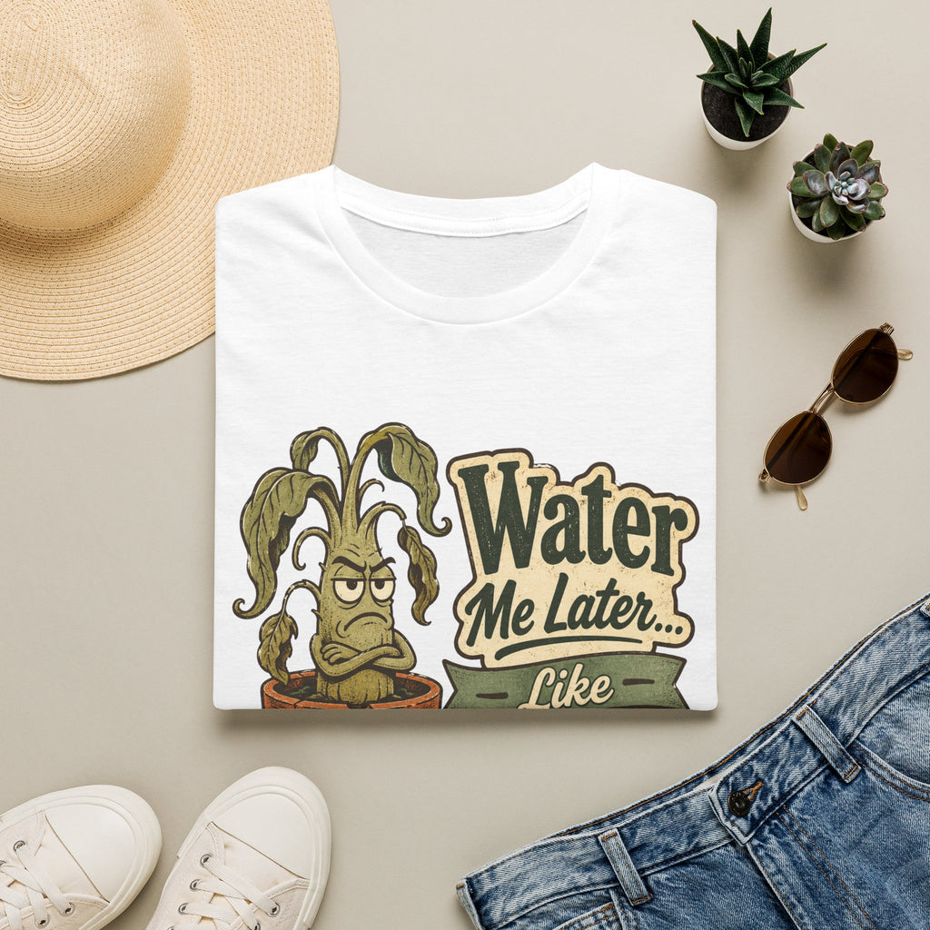 Water Me Later Underwatered Plant Sass C1 T-Shirt