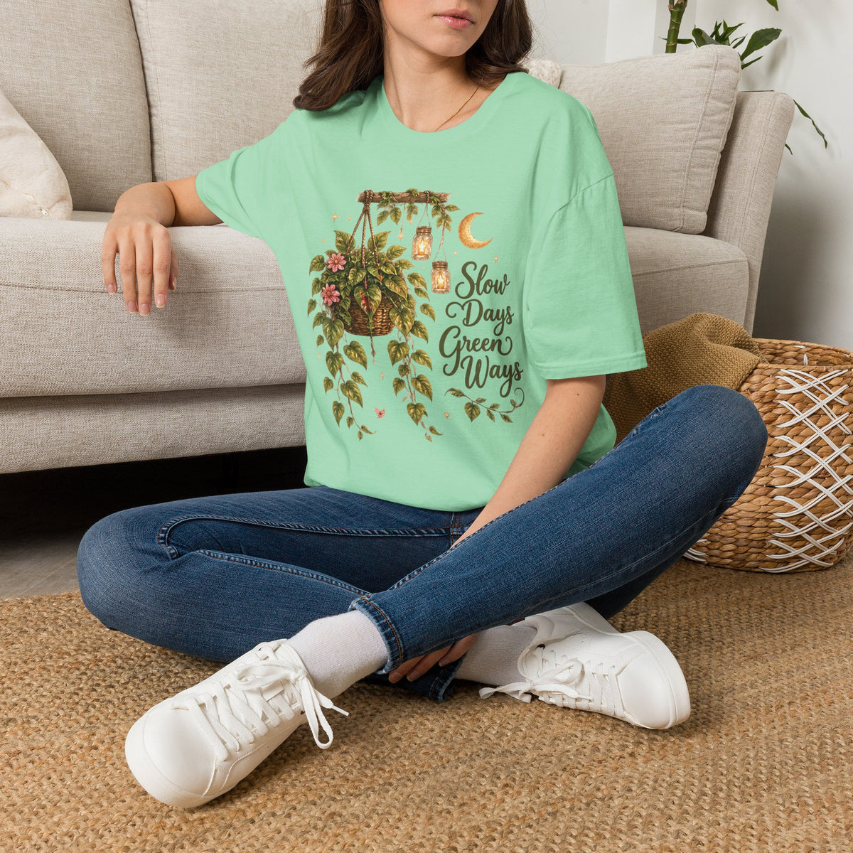 Slow Days, Green Ways Garden C4 T-Shirt