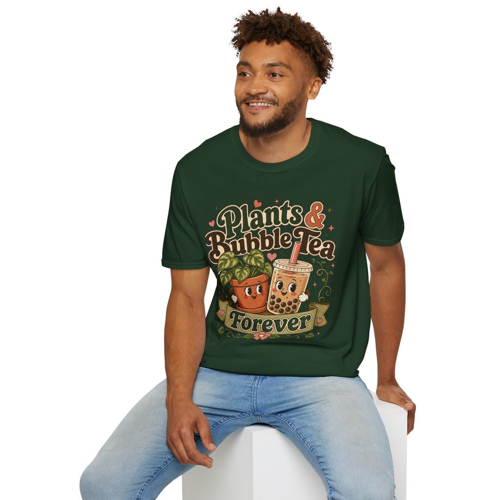 Plants & Bubble Tea Forever C1 T-Shirt