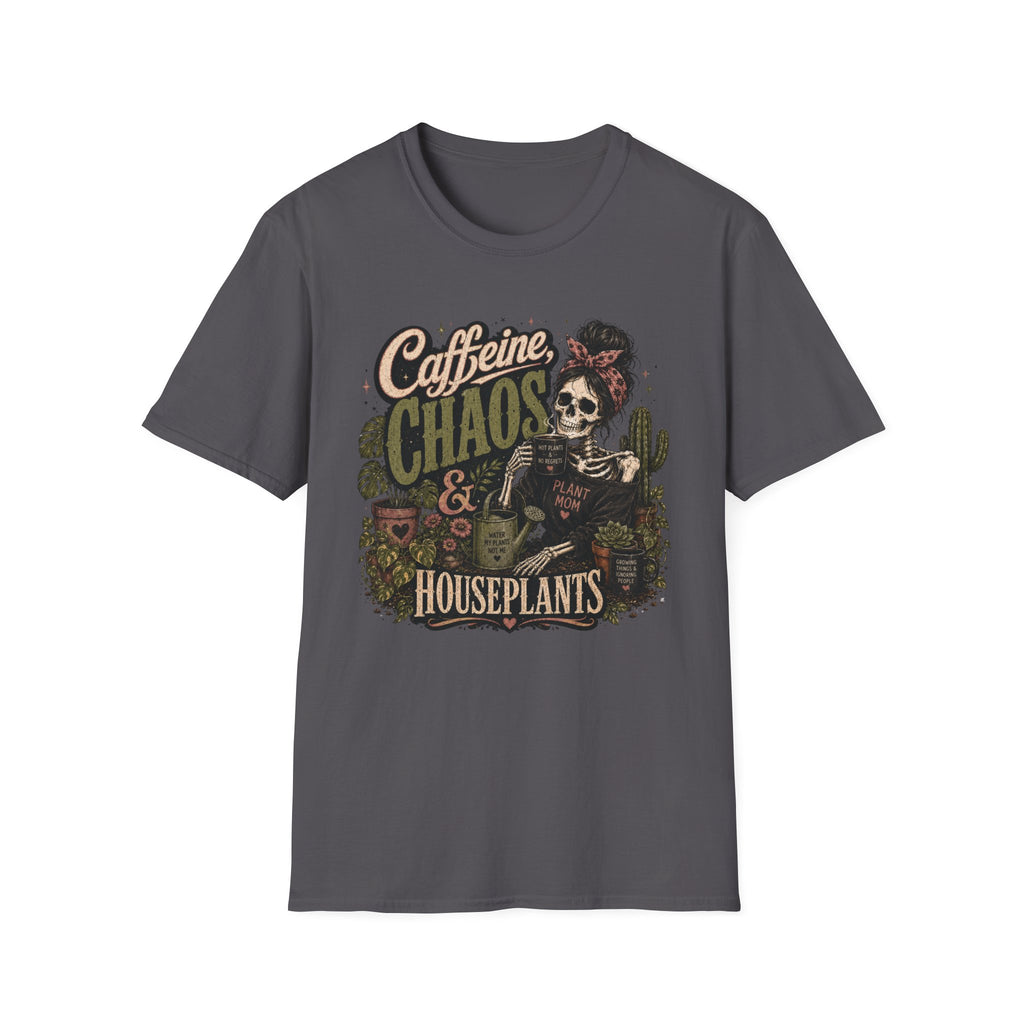 Caffeine Chaos Houseplants Gothic C1 T-Shirt