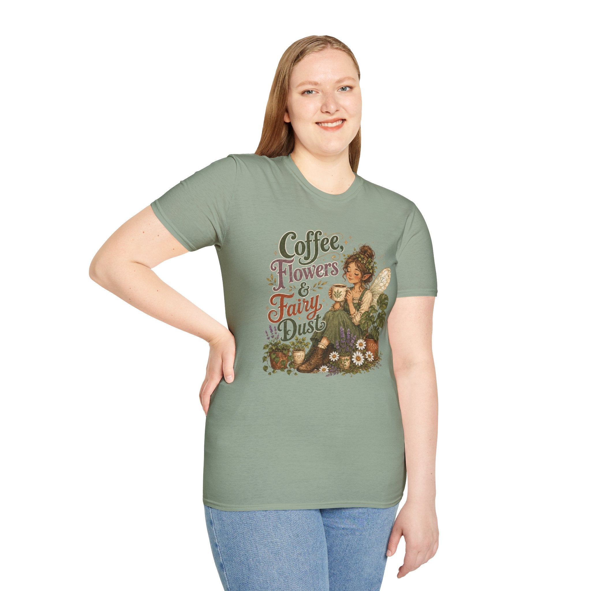 Coffee, Flowers & Fairy Dust C1 T-Shirt