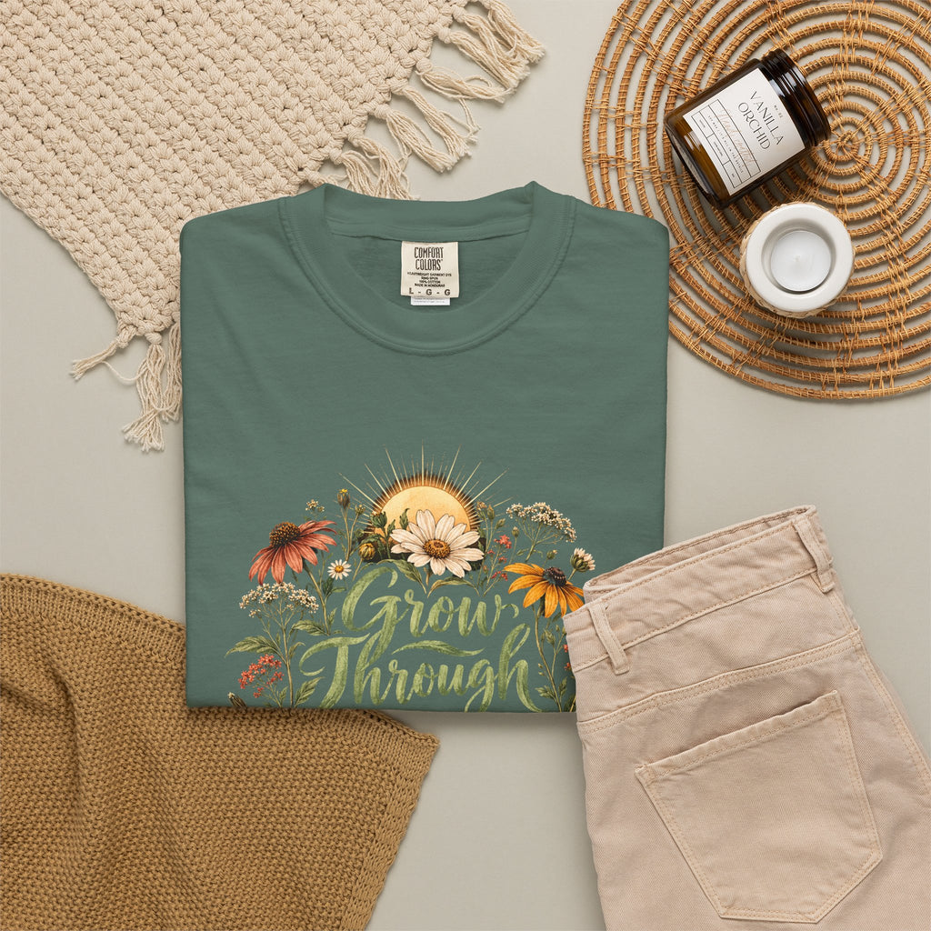 Grow Through What You Go Through Premium T-Shirt