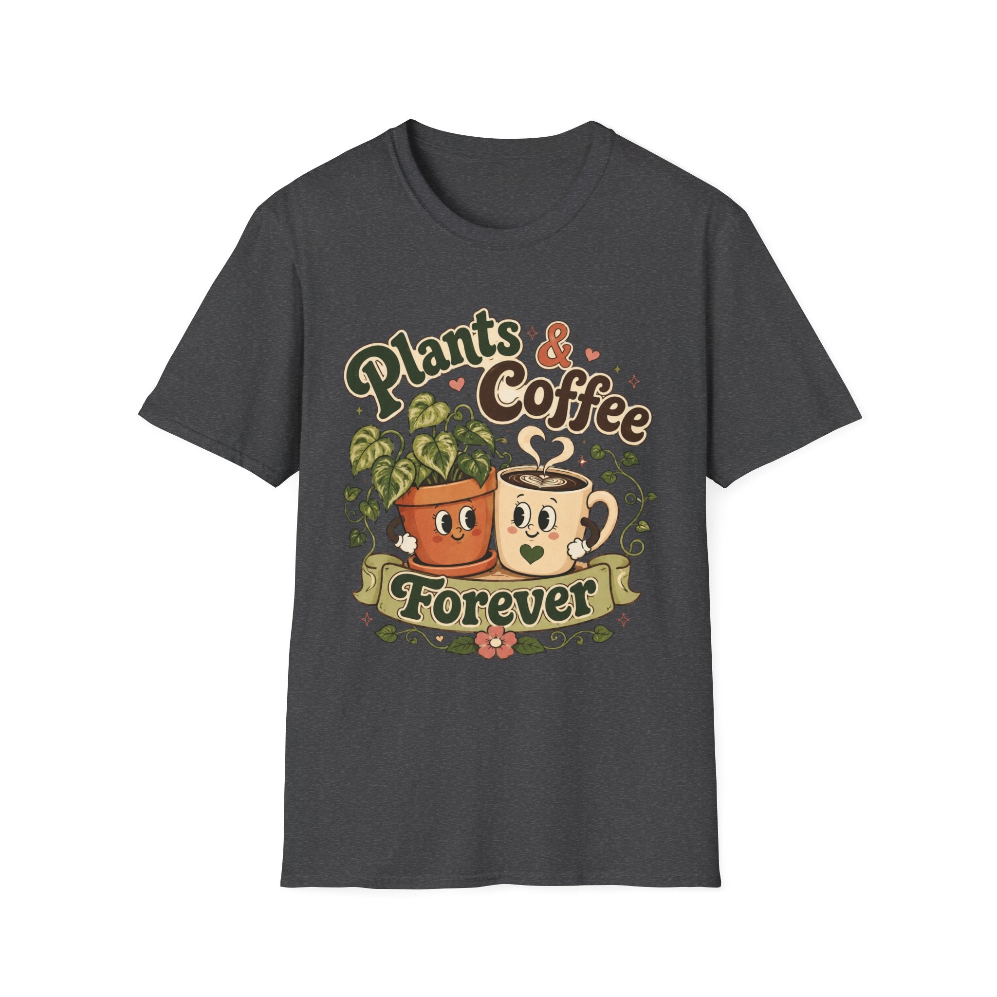 Plants & Coffee Forever C1 T-Shirt