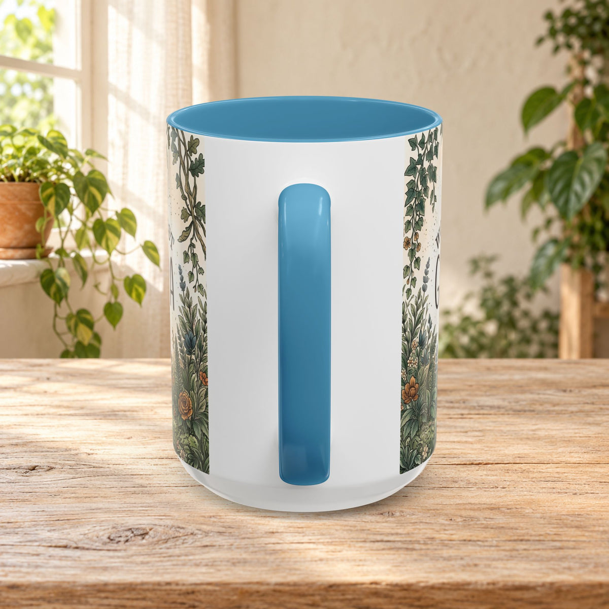 World's Best Grandpa Accent Coffee Mug – Rustic Botanical 11/15oz Gift