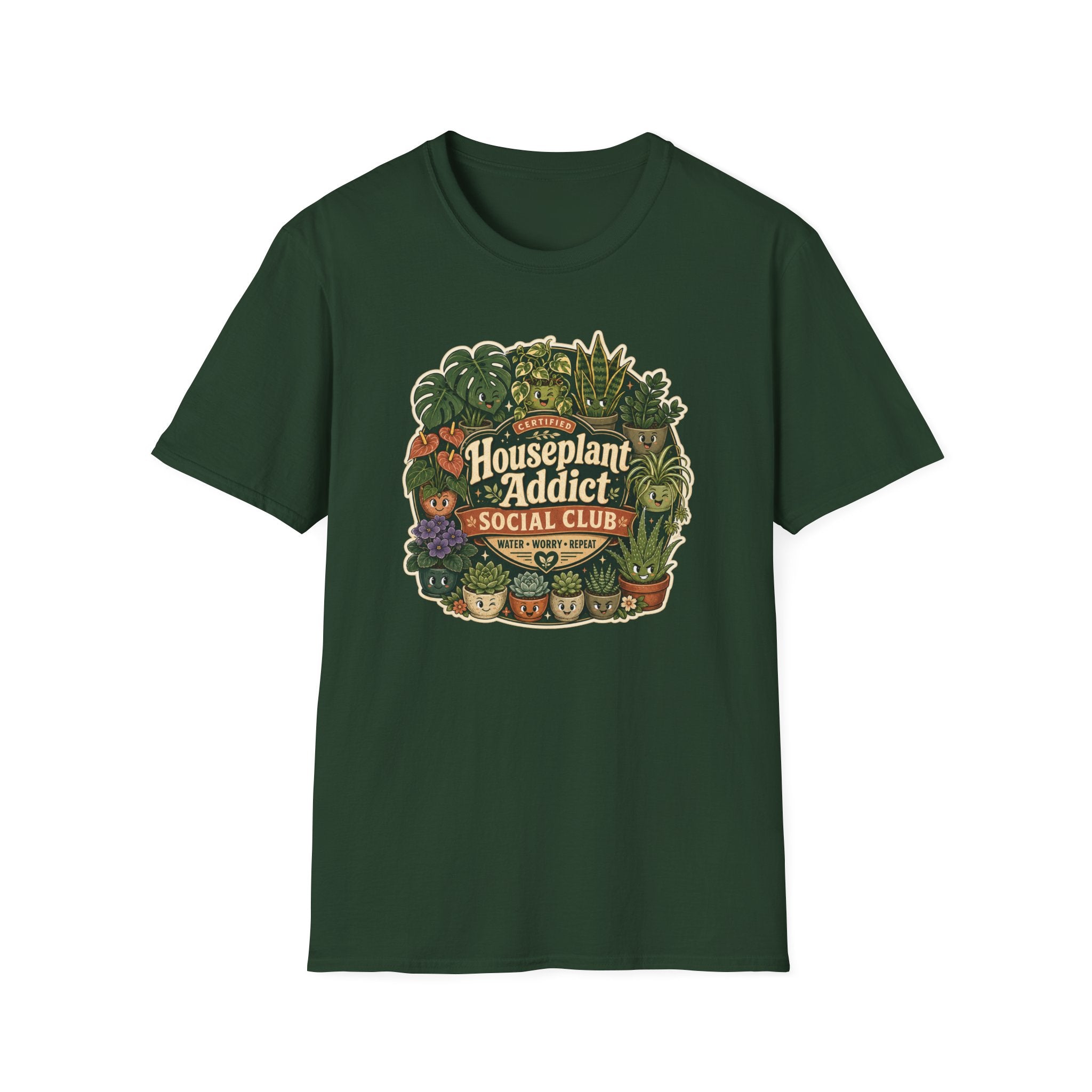 Houseplant Addict Social Club C1 T-Shirt
