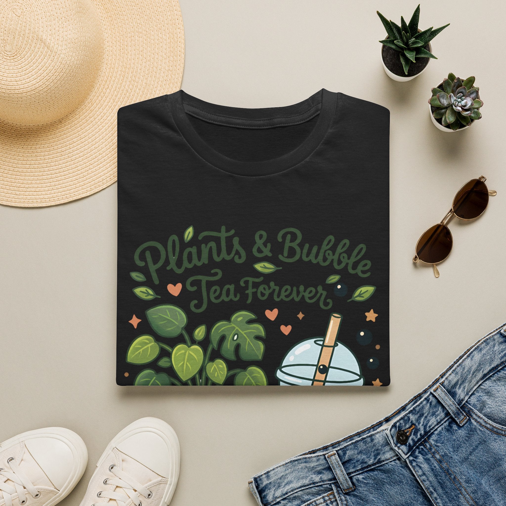 Plants & Bubble Tea Forever G1 T-Shirt