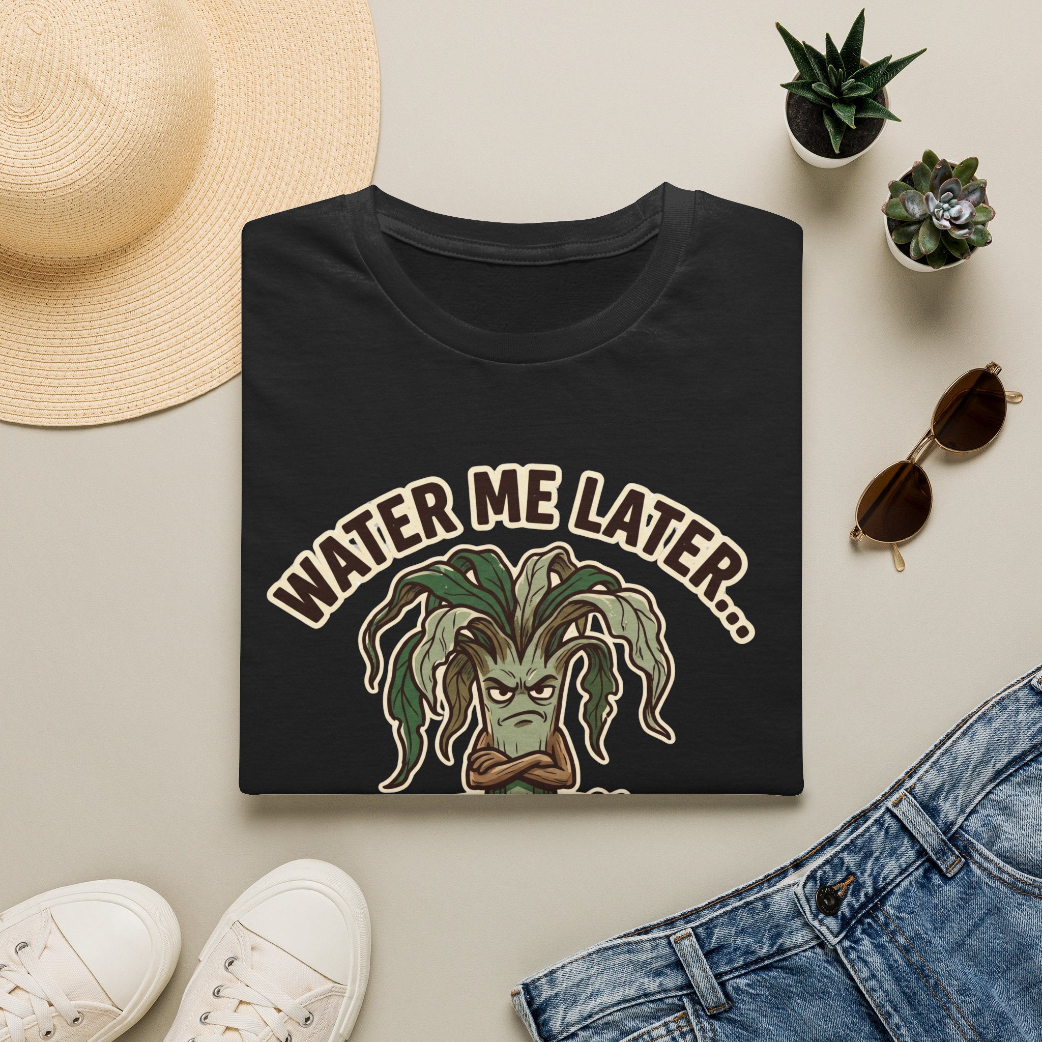 Water Me Later Underwatered Plant Sass G1 T-Shirt