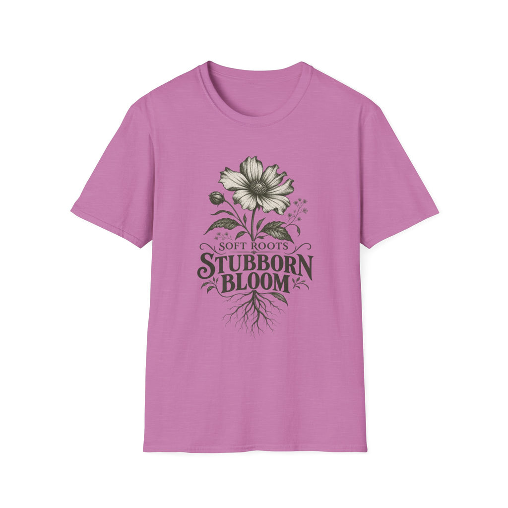 Soft Roots Stubborn Bloom Dark C1 T-Shirt