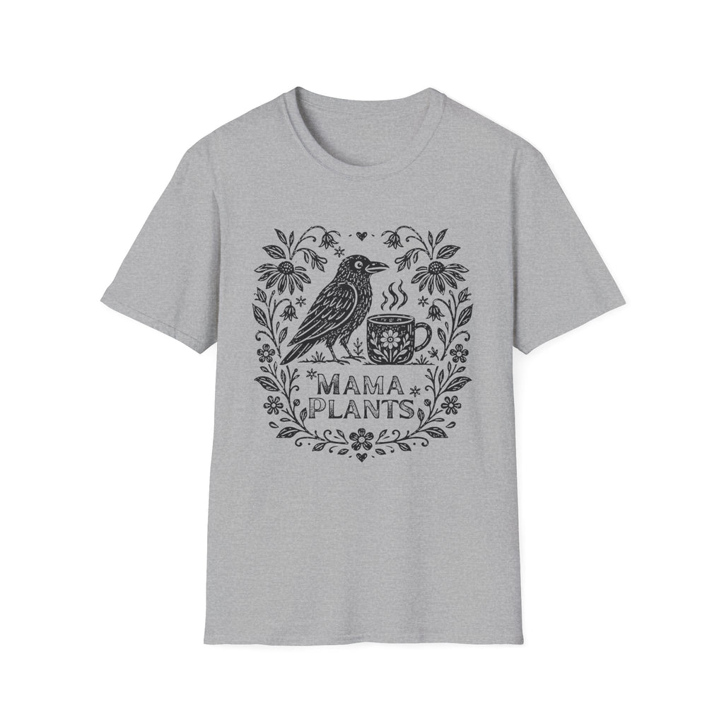 Crow Coffee Garden Mama Plants C1 T-Shirt