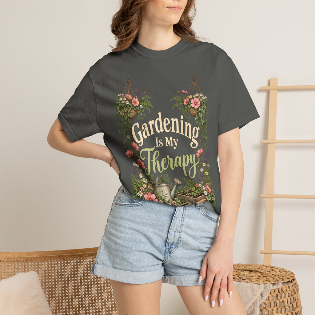 Gardening is My Therapy - Premium T-Shirt