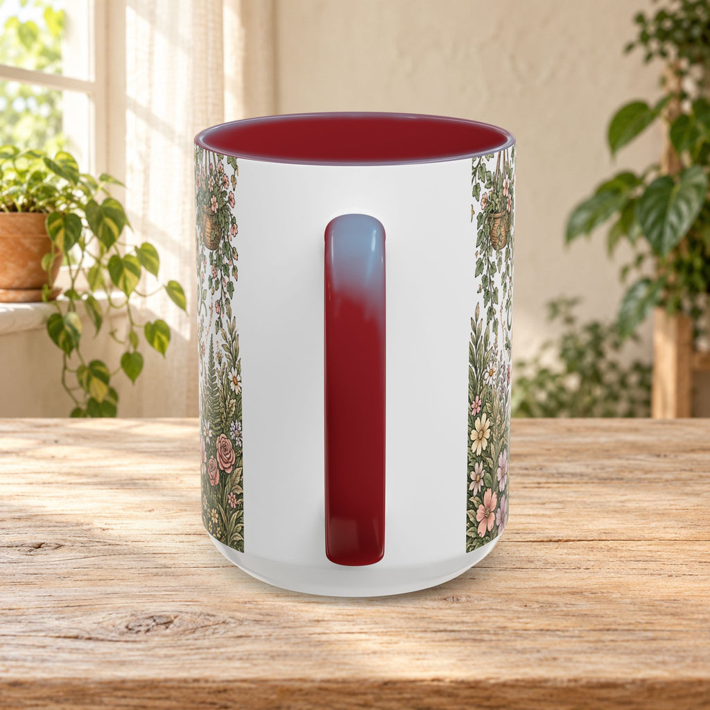Medicine For The Soul Floral Coffee Mug (11oz or 15oz)