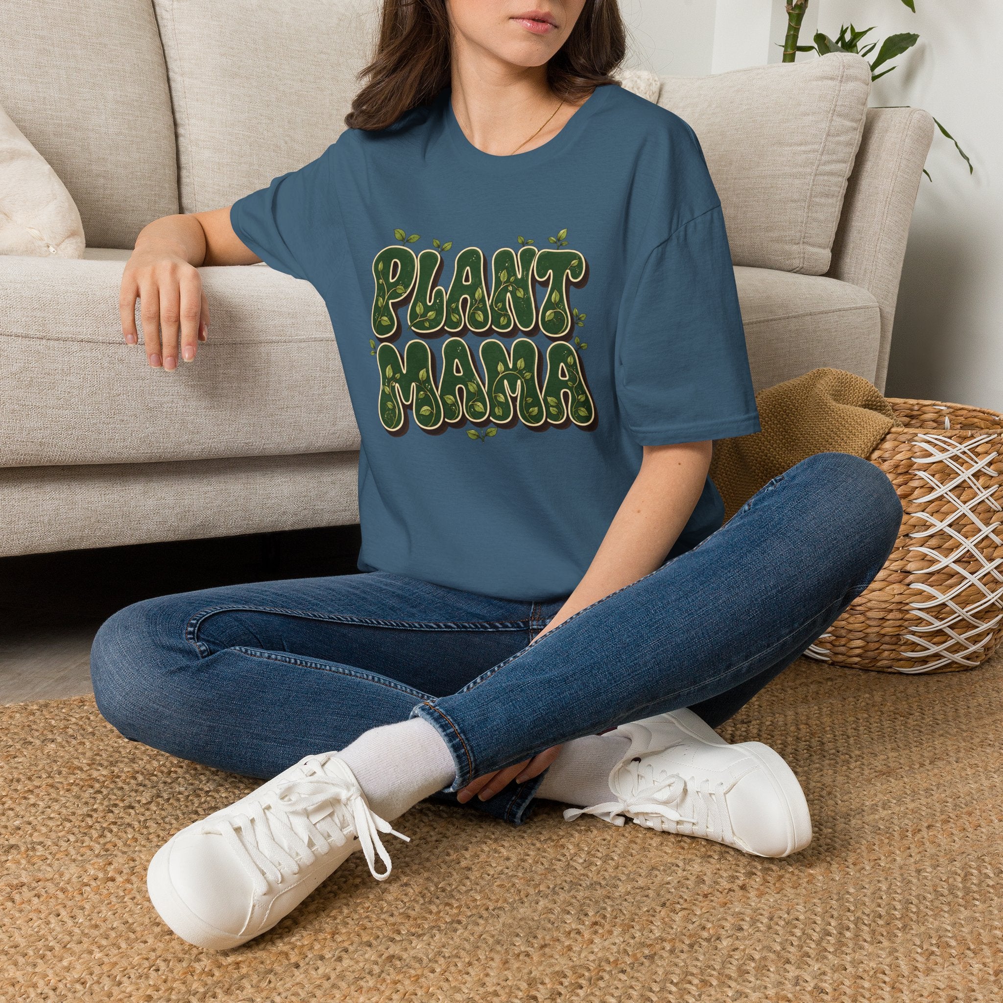 Plant Mama Text C1 T-Shirt