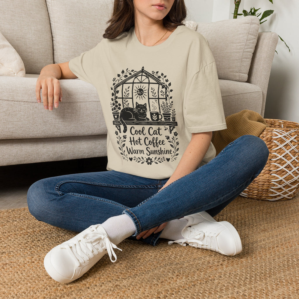 Cool Cat Hot Coffee Warm Sunshine T-Shirt