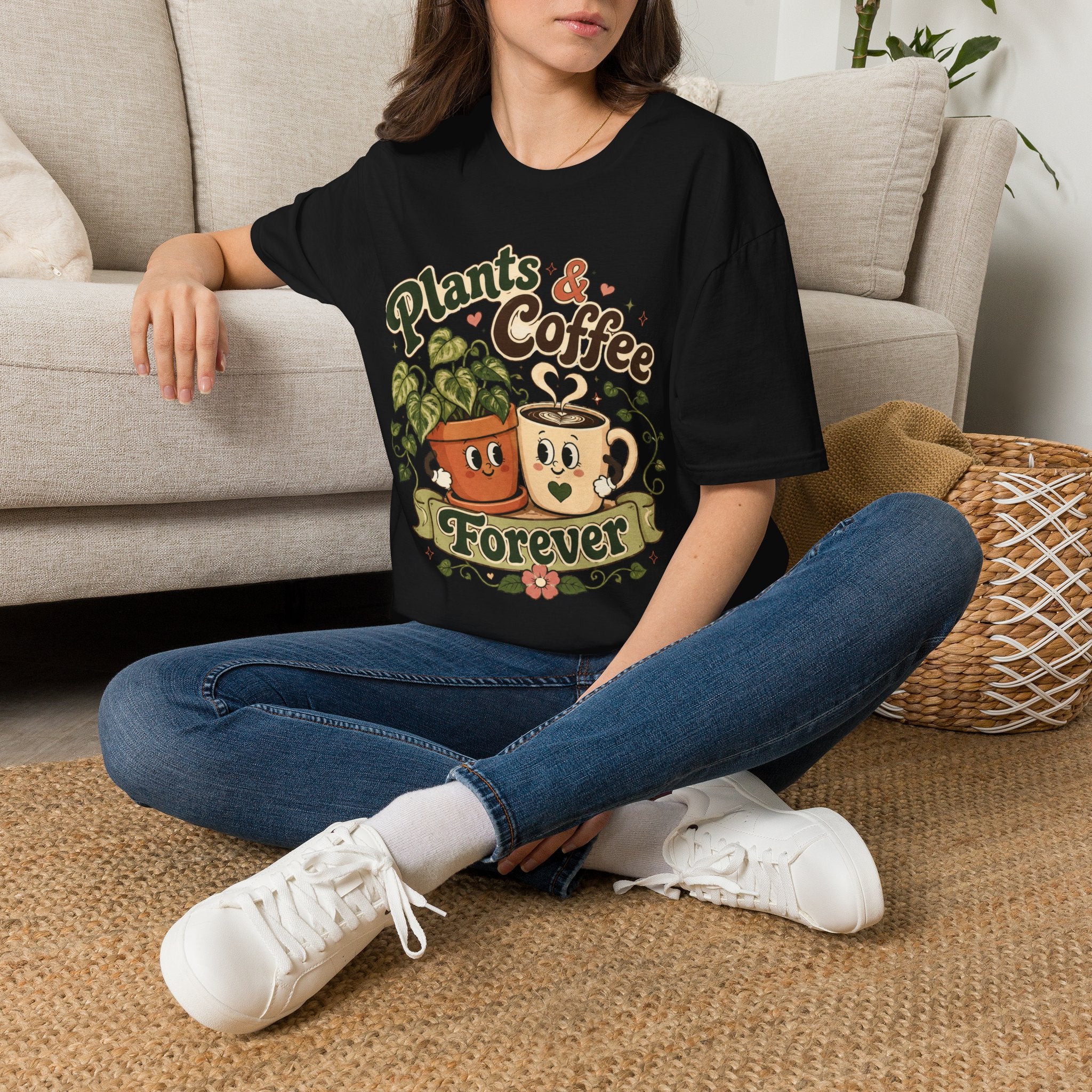 Plants & Coffee Forever C1 T-Shirt
