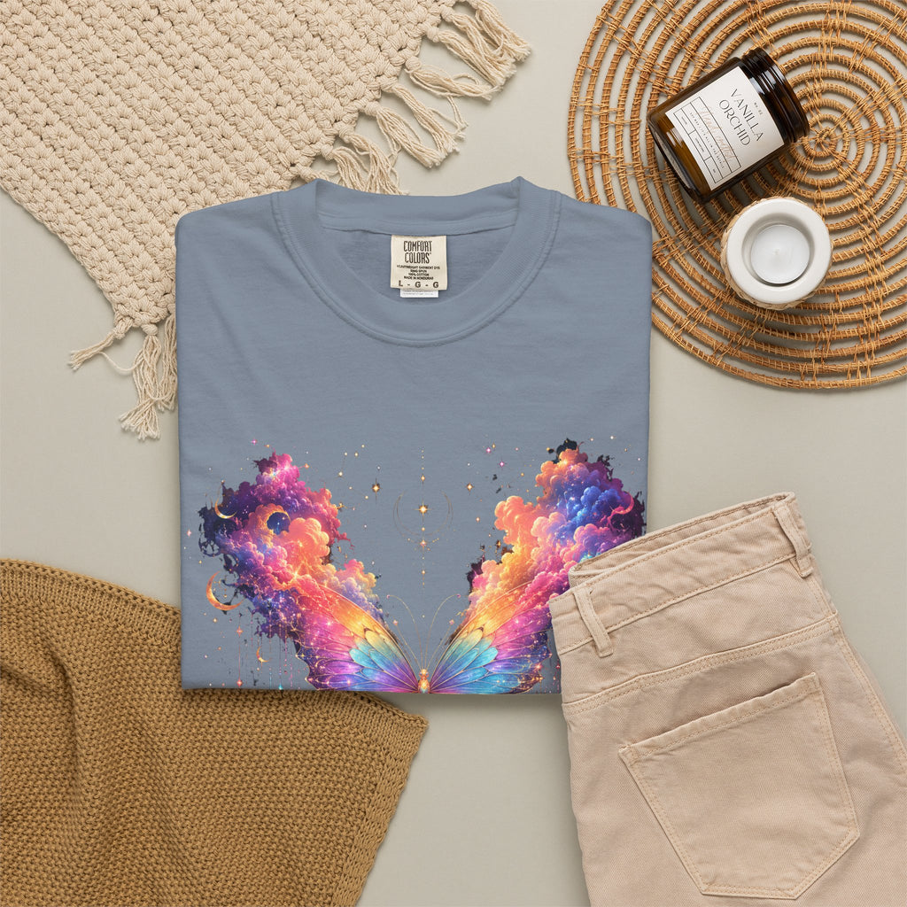 Rainbow Butterfly Bloom Premium T-Shirt