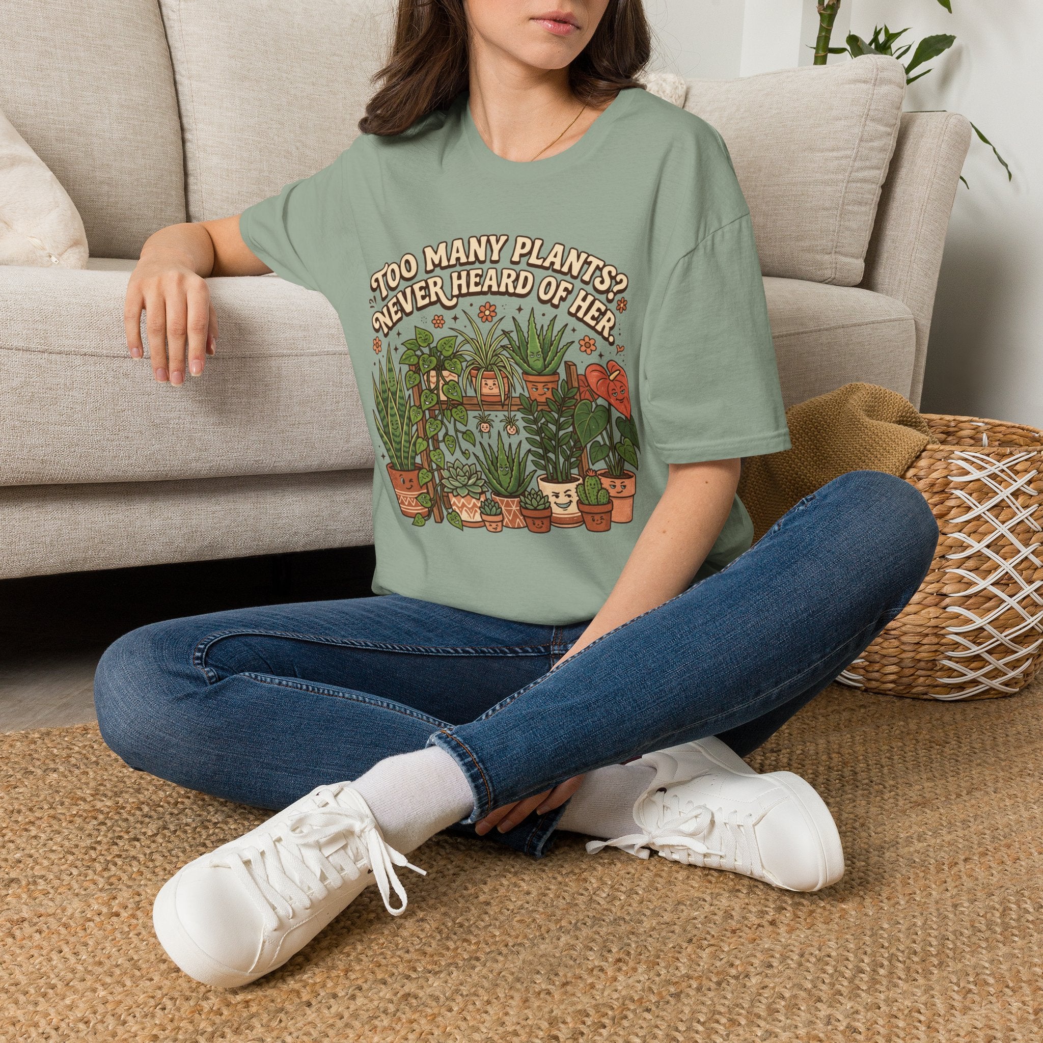 Too Many Plants Never Heard Of Her G1 T-Shirt