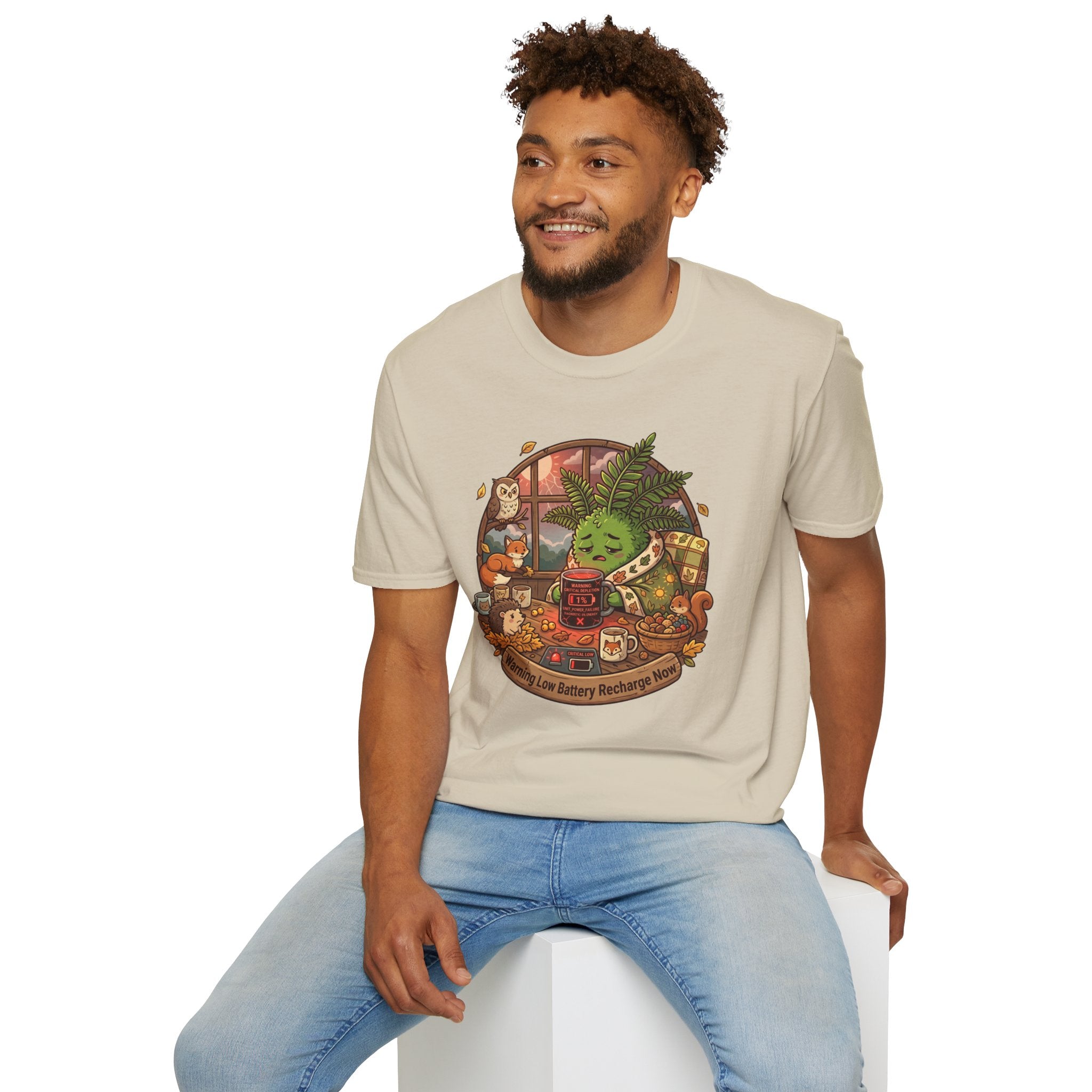 Warning Low Battery Recharge Now G1 T-Shirt
