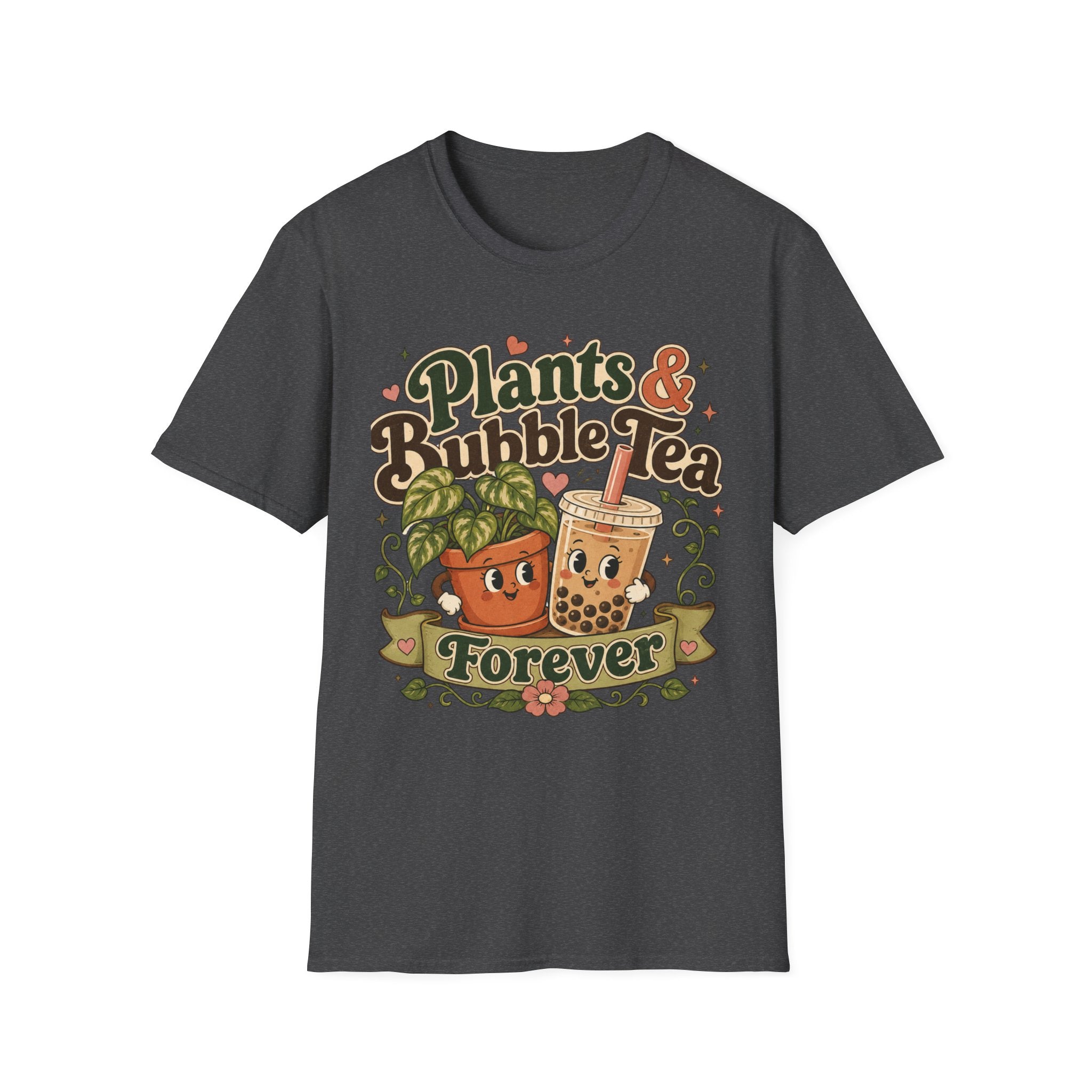 Plants & Bubble Tea Forever C1 T-Shirt