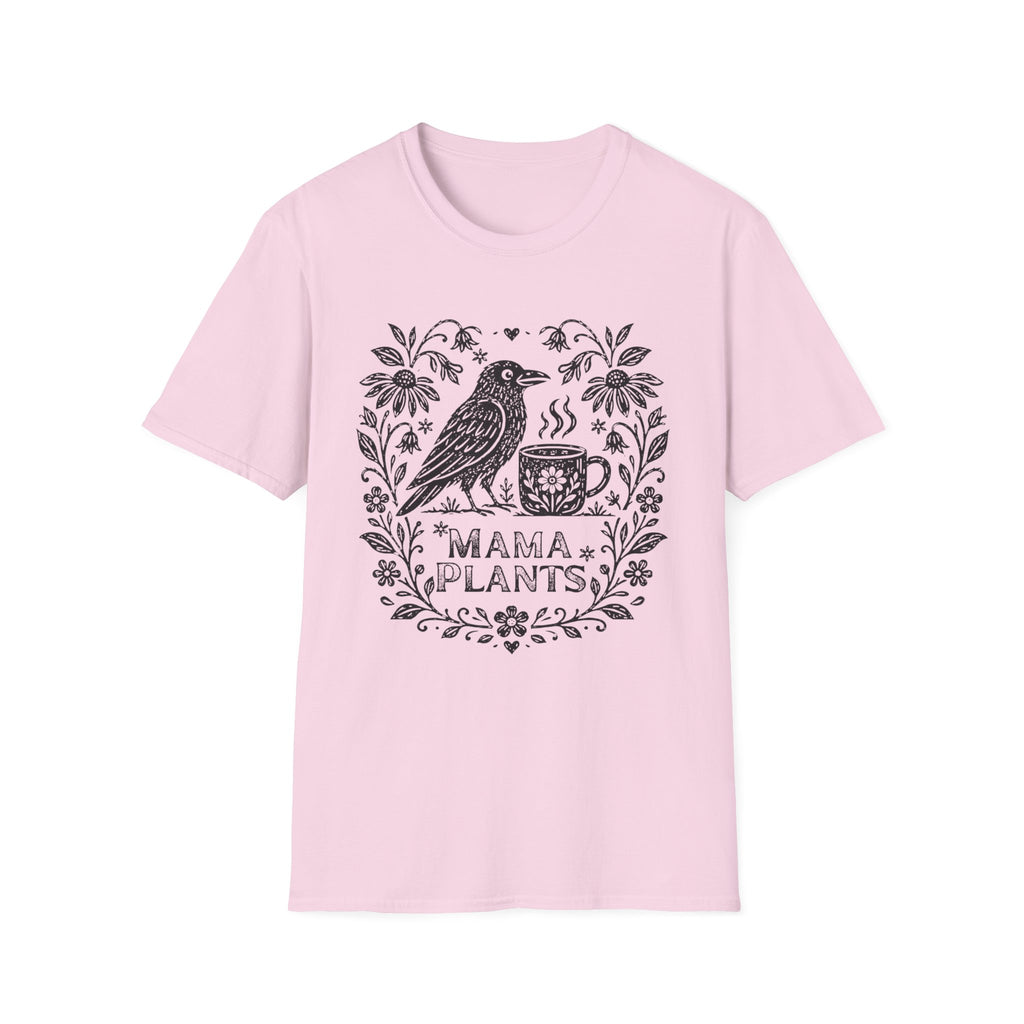 Crow Coffee Garden Mama Plants C1 T-Shirt