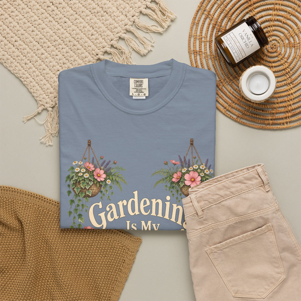 Gardening is My Therapy - Premium T-Shirt
