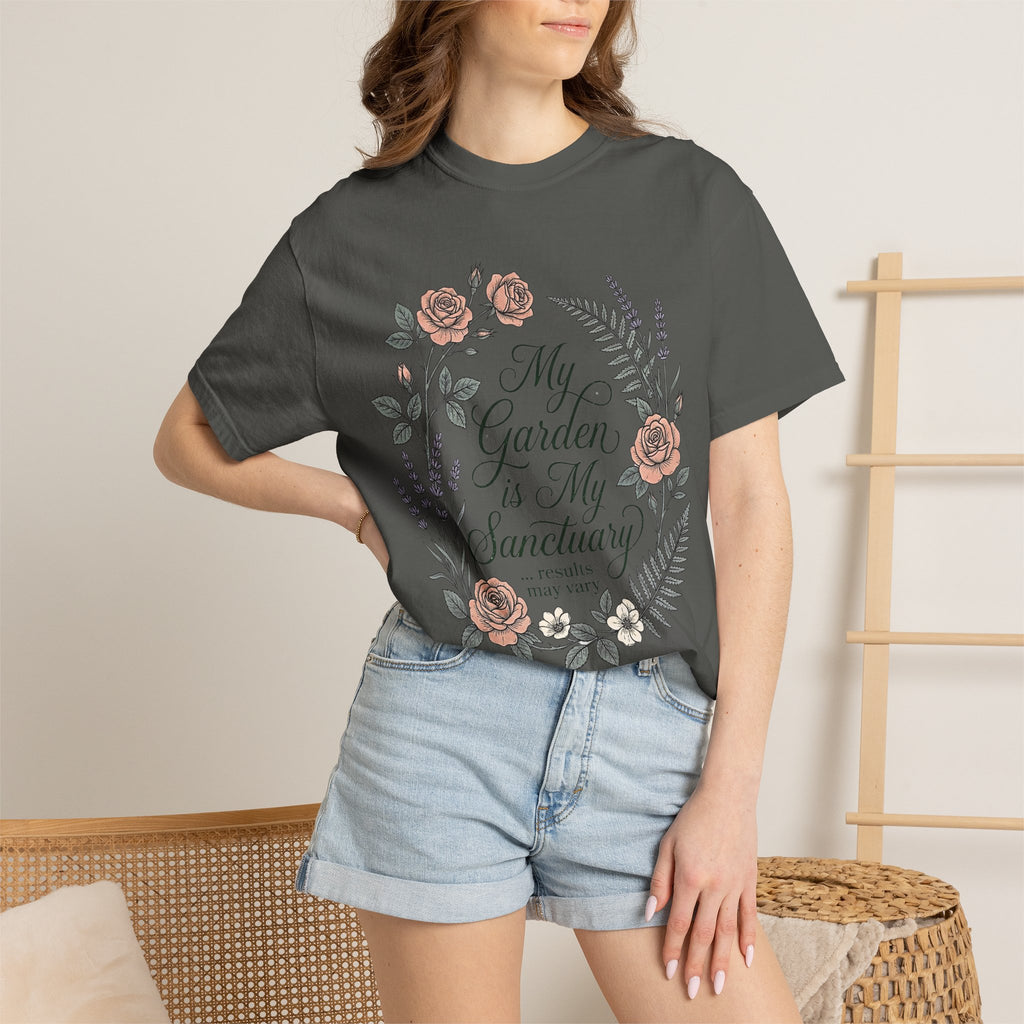 My Garden is My Sanctuary - Premium T-Shirt