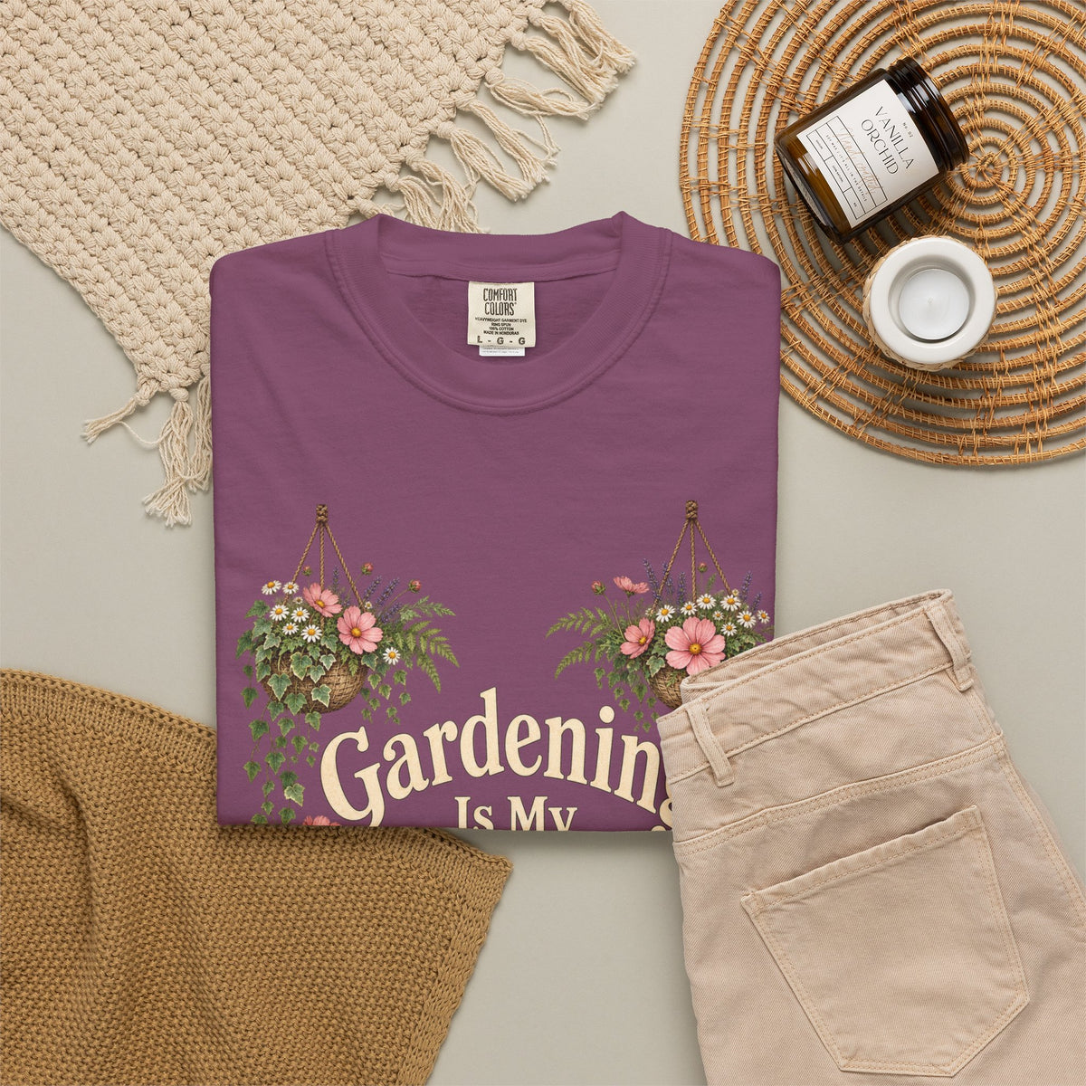 Gardening is My Therapy - Premium T-Shirt