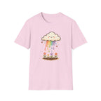 Rainbow Rain Flowers C1 T-Shirt