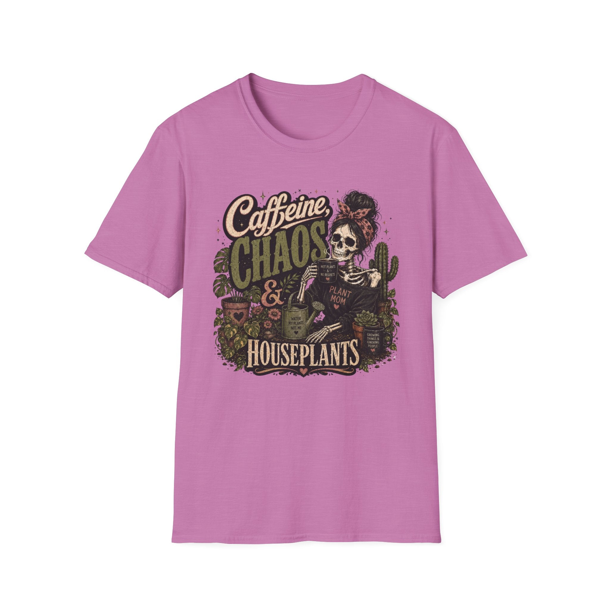 Caffeine Chaos Houseplants C1 T-Shirt