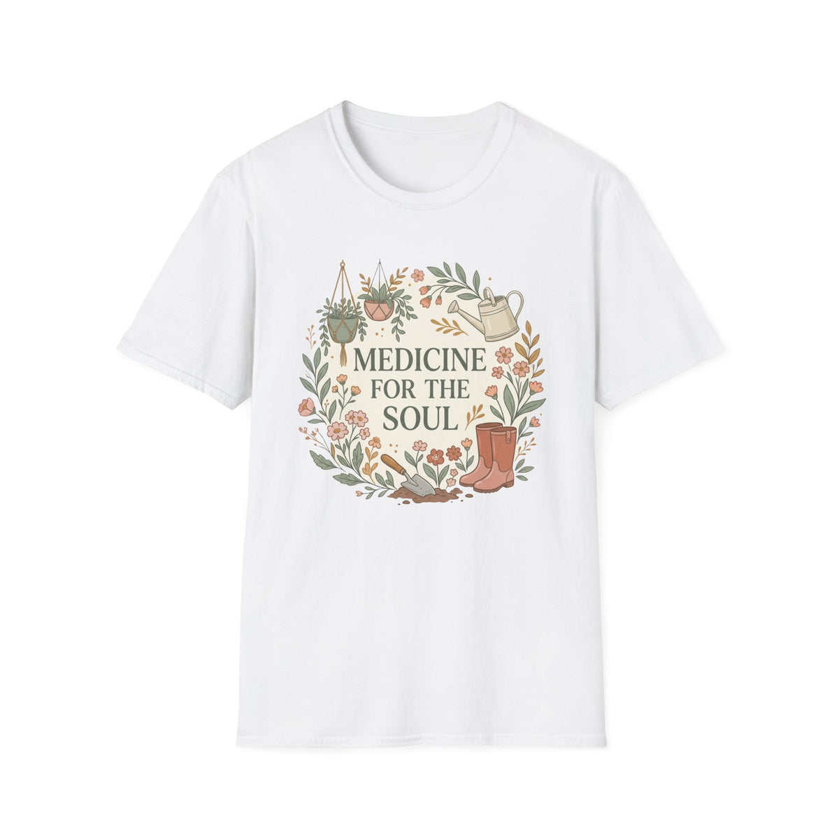 Medicine for the Soul Garden Wreath G1 T-Shirt