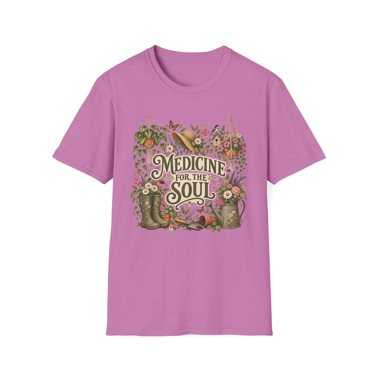 Medicine for the Soul Garden Wreath C1 T-Shirt