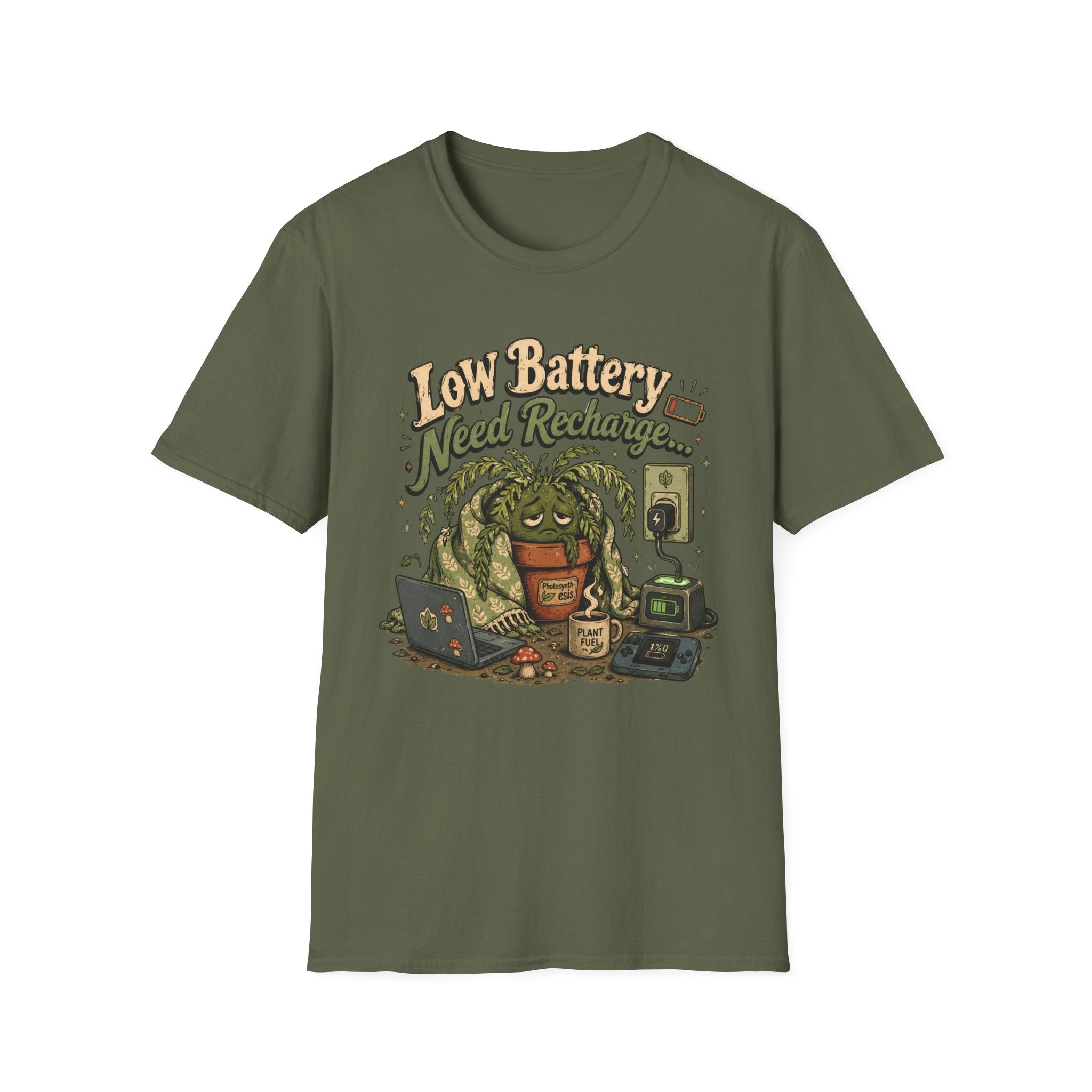 Low Battery Need Recharge C1 T-Shirt