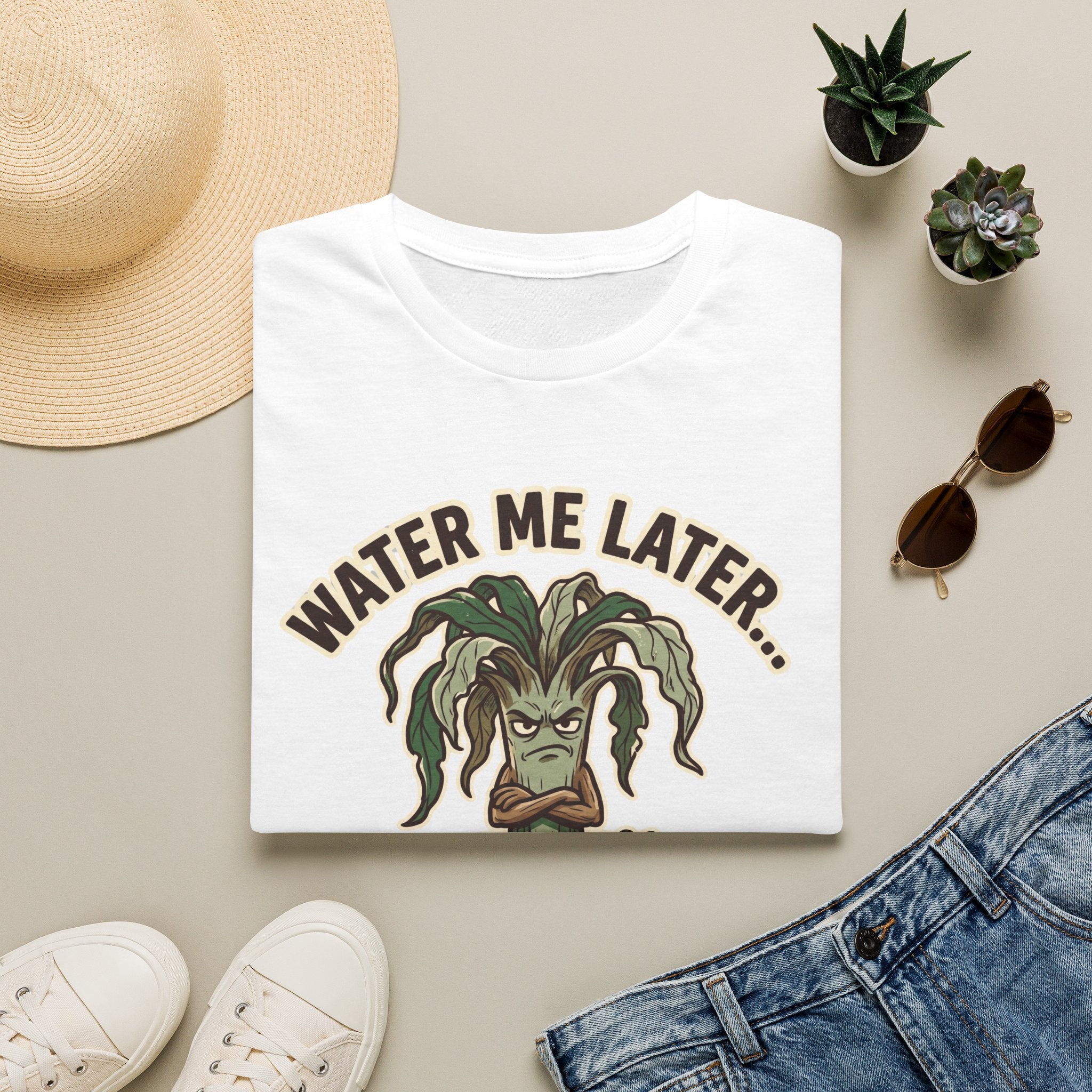 Water Me Later Underwatered Plant Sass G1 T-Shirt