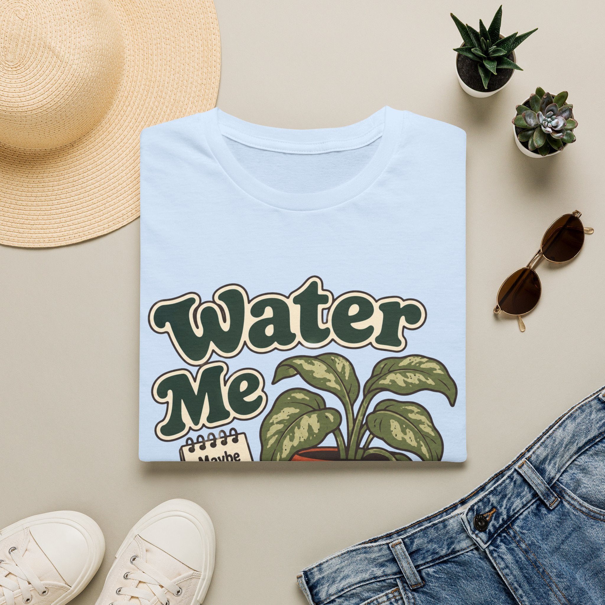 Water Me Later Forgotten Plant Reminder C1 T-Shirt