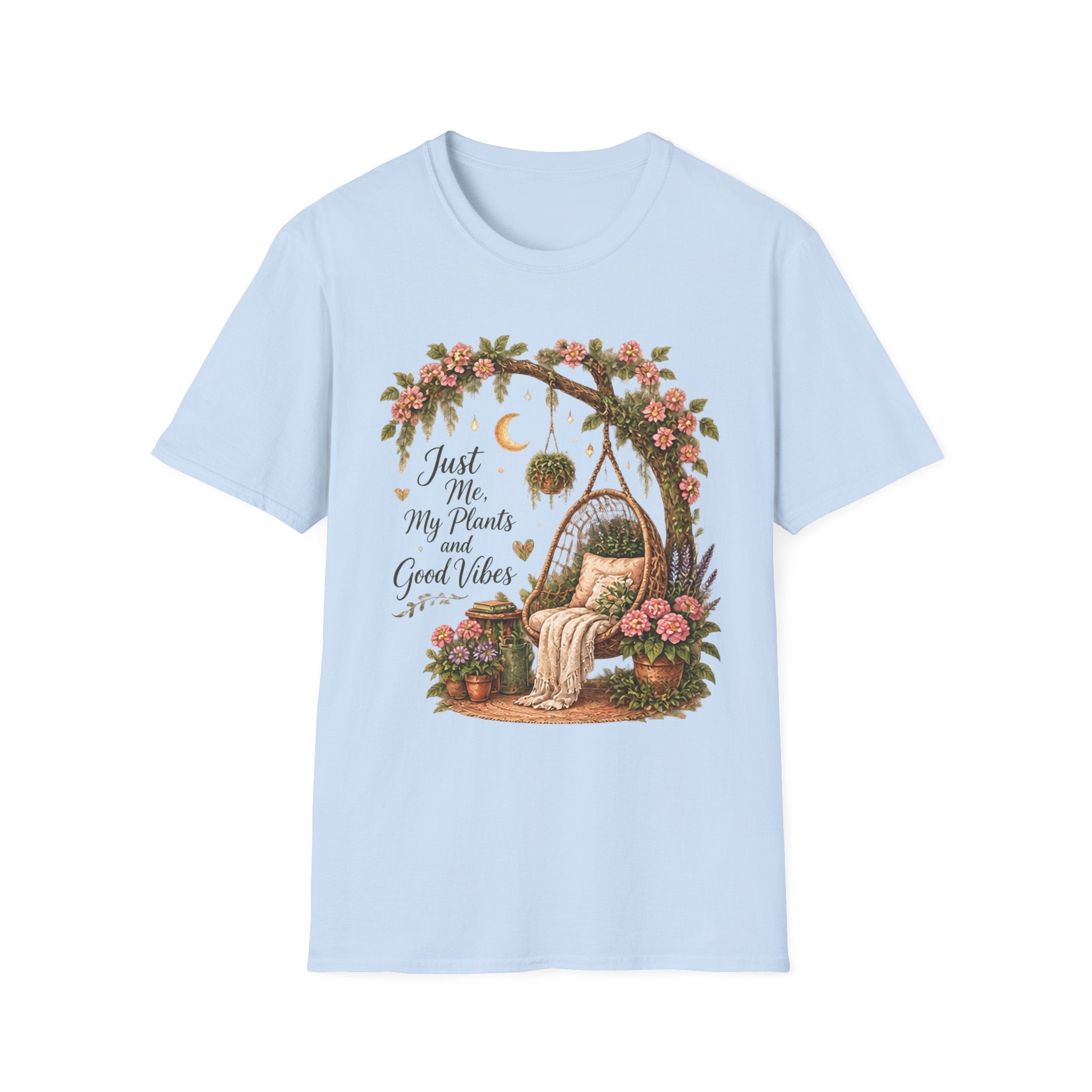 Just Me My Plants and Good Vibes C1 T-Shirt