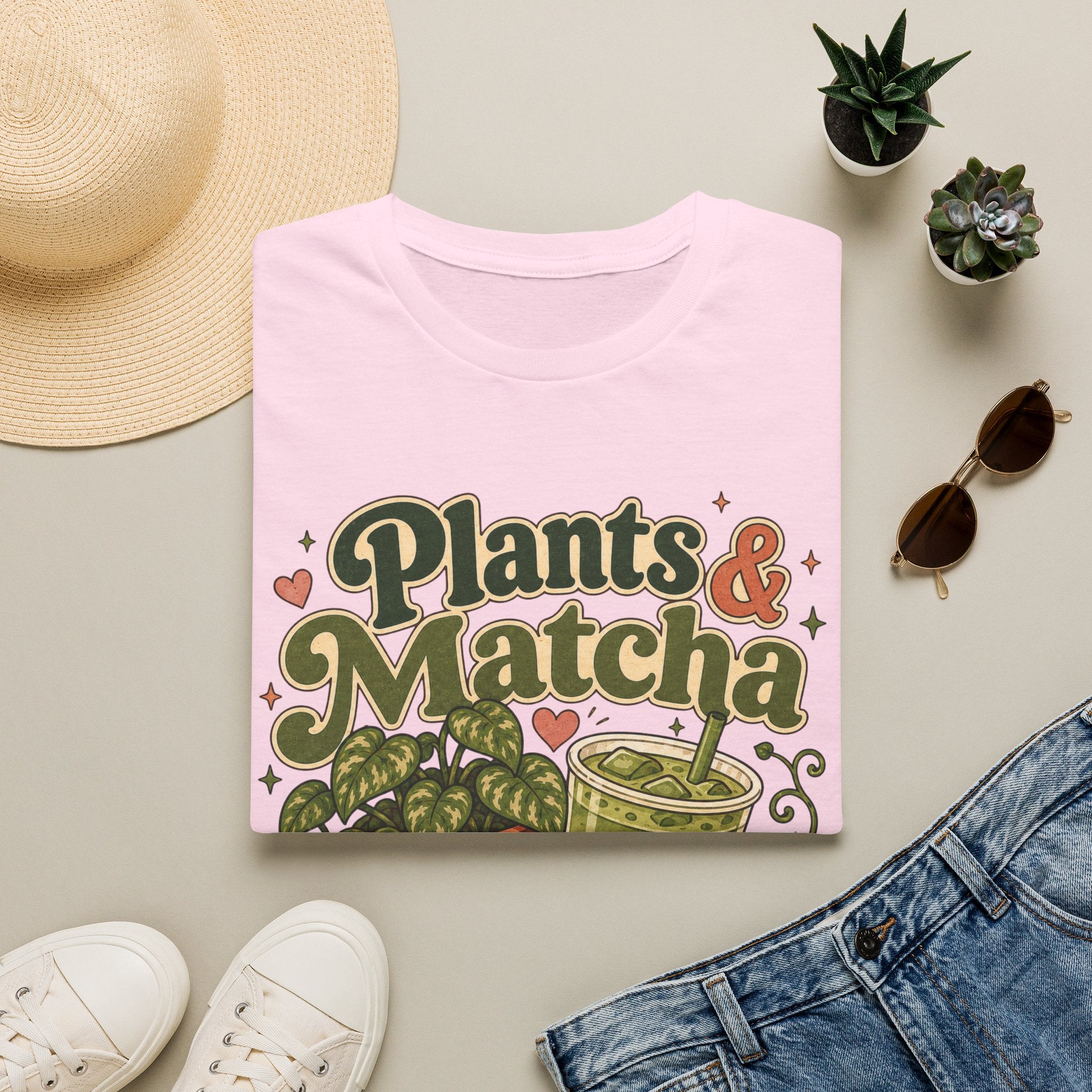 Plants & Matcha Forever C1 T-Shirt