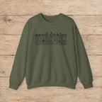 Seed Dealer Crewneck Sweatshirt – Botanical Seed Packet Graphic