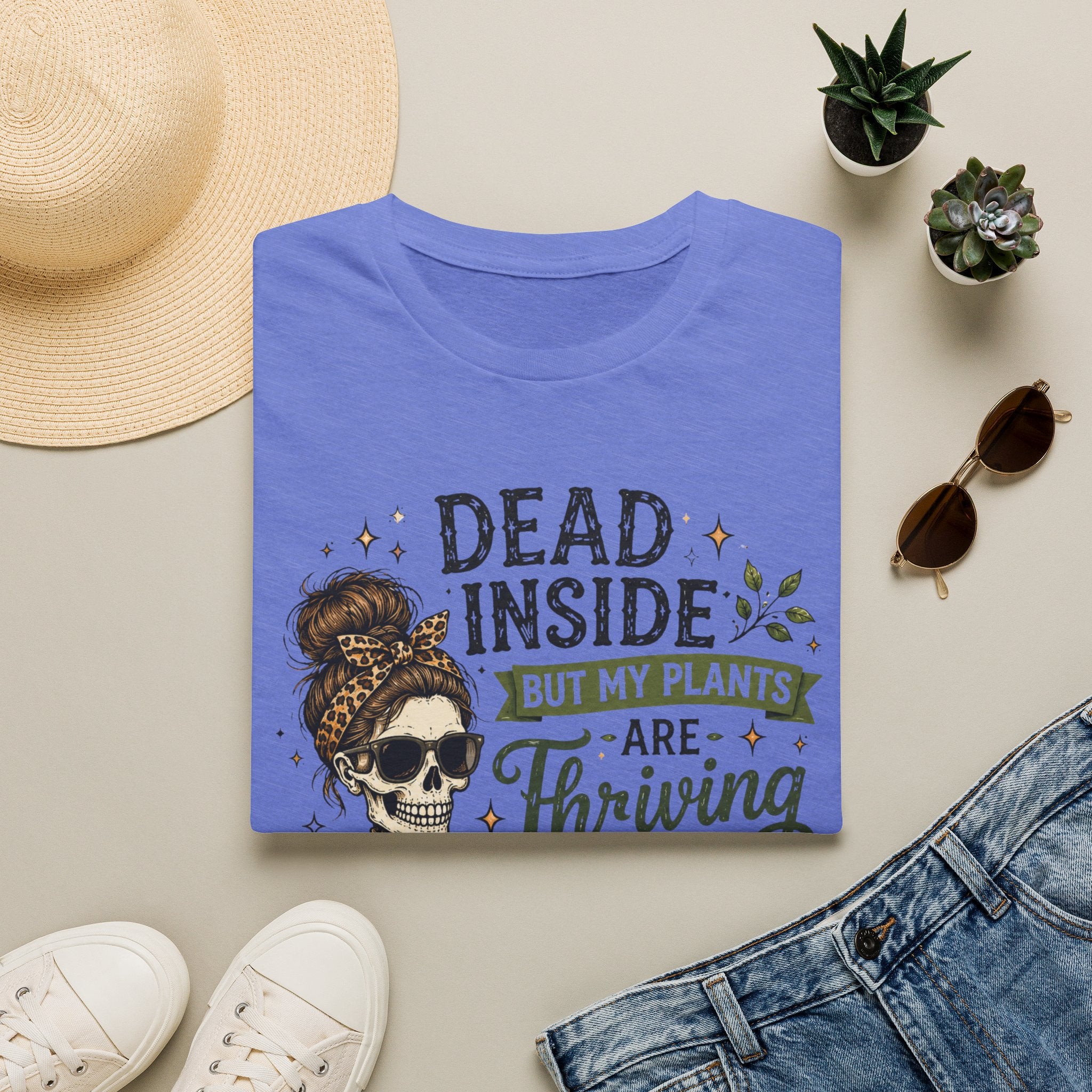 Dead Inside But My Plants Are Thriving C1 T-Shirt