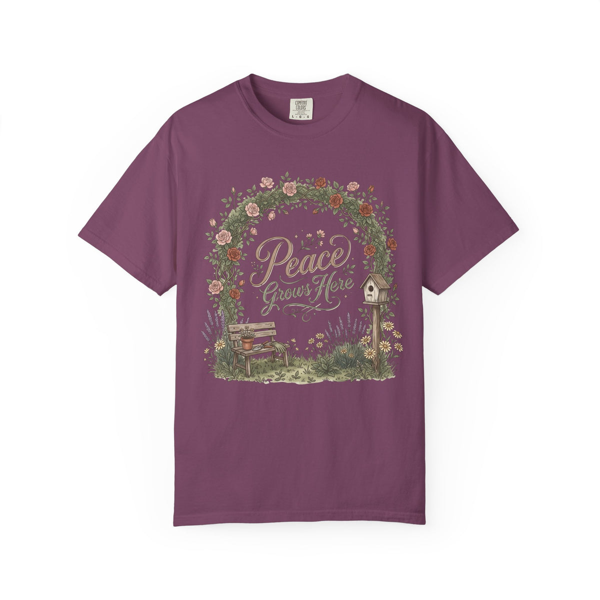 Peace Grows Here Premium T-Shirt