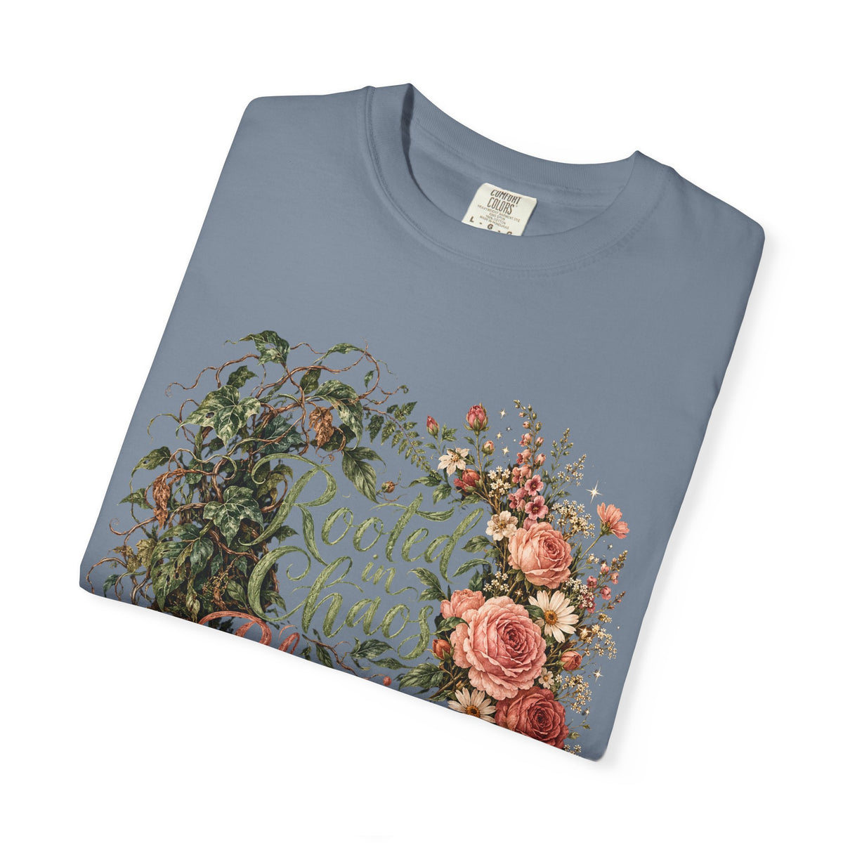 Rooted in Chaos Blooming in Spite of It Premium T-Shirt