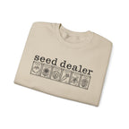 Seed Dealer Crewneck Sweatshirt – Botanical Seed Packet Graphic