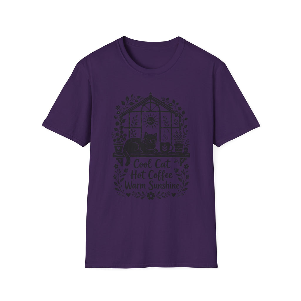 Cool Cat Hot Coffee Warm Sunshine T-Shirt