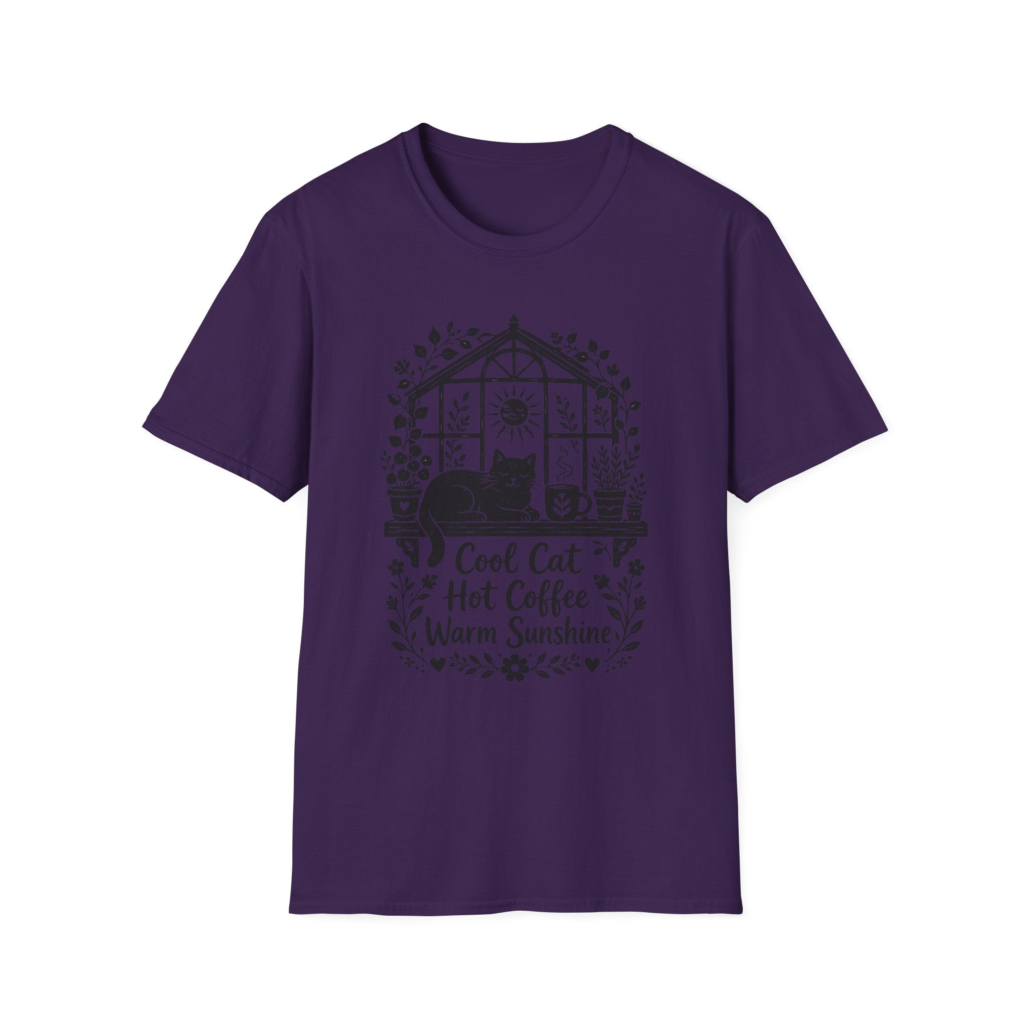 Cool Cat Hot Coffee Warm Sunshine T-Shirt