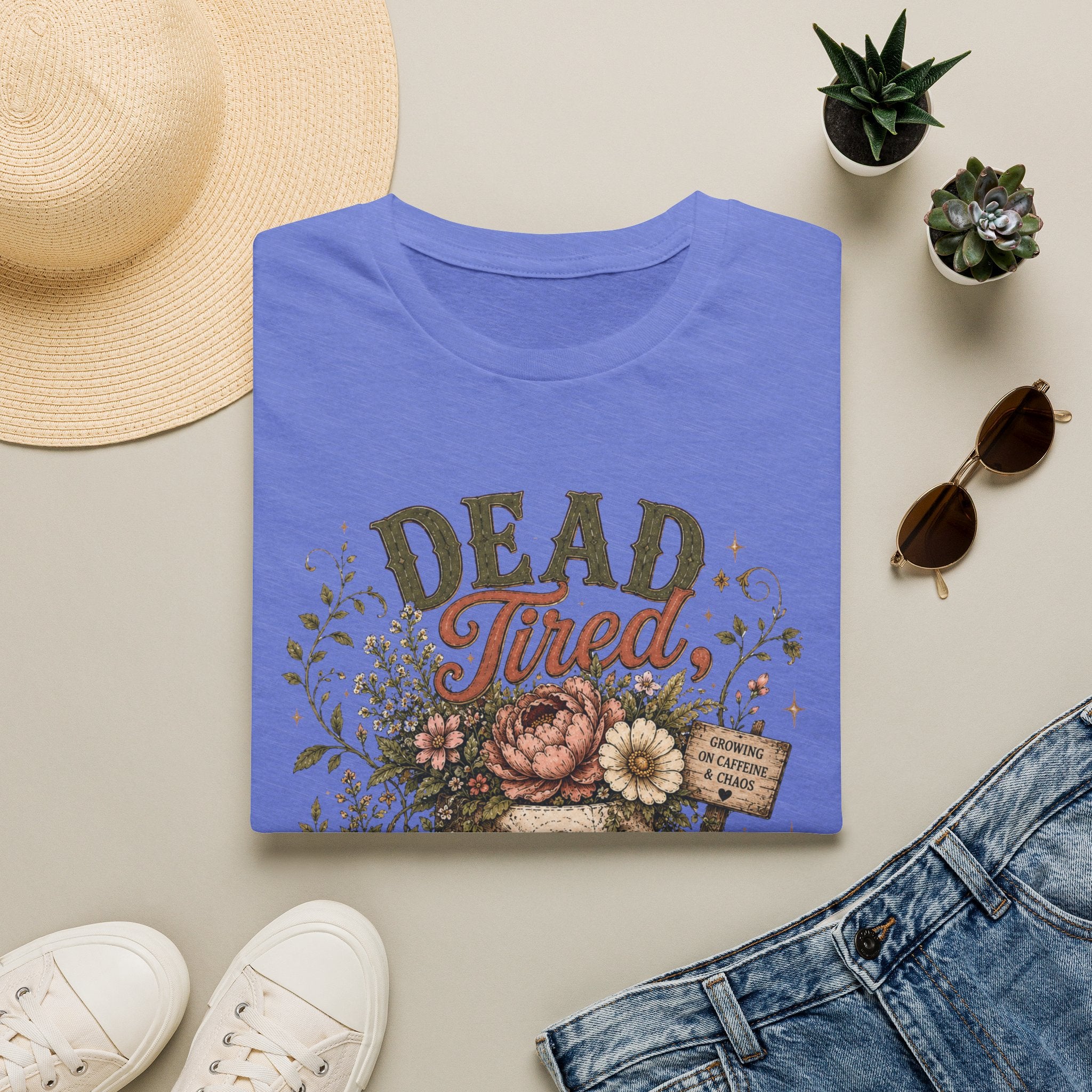 Dead Tired Still Blooming C1 T-Shirt