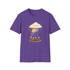 Rainbow Rain Flowers C1 T-Shirt