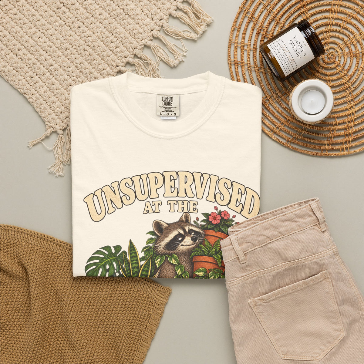 Unsupervised At the Plant Nursery - Premium T-Shirt
