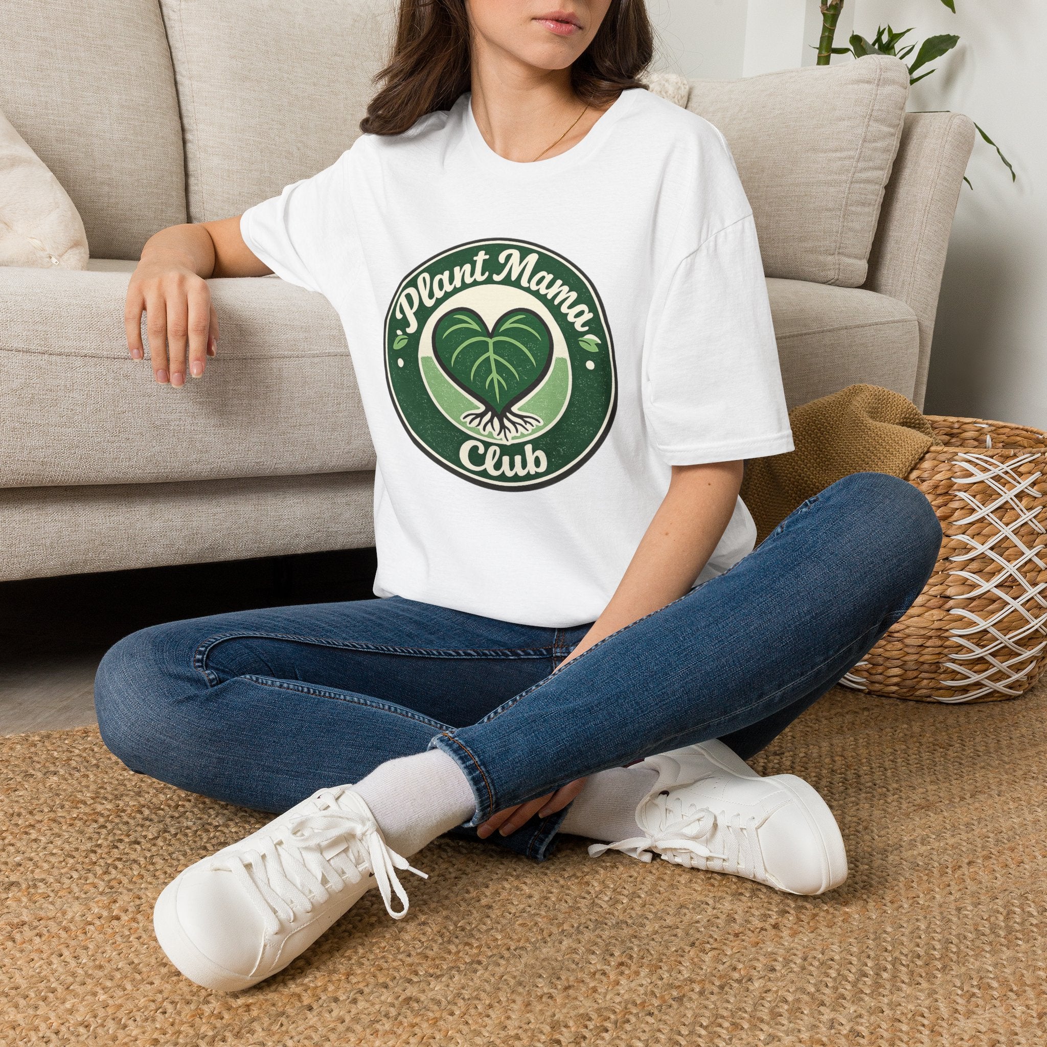 Plant Mama Club Heart Leaf C1 T-Shirt