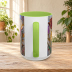Stained Glass Tulips Flowers Coffee Accent Mug – 11/15oz